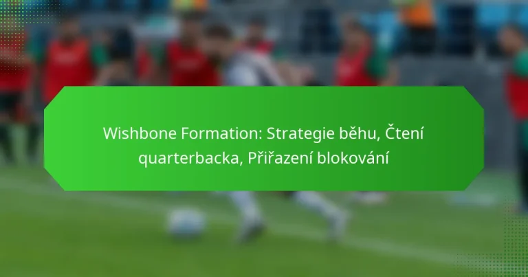 Wishbone Formation: Strategie běhu, Čtení quarterbacka, Přiřazení blokování